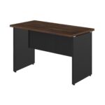 Mesa Escritório PÉ PAINEL – 1,35×0,60m – S/ Gavetas – MARSALA/PRETO – 25420 MÓVEIS JINFLEX Linha 30 mm 7