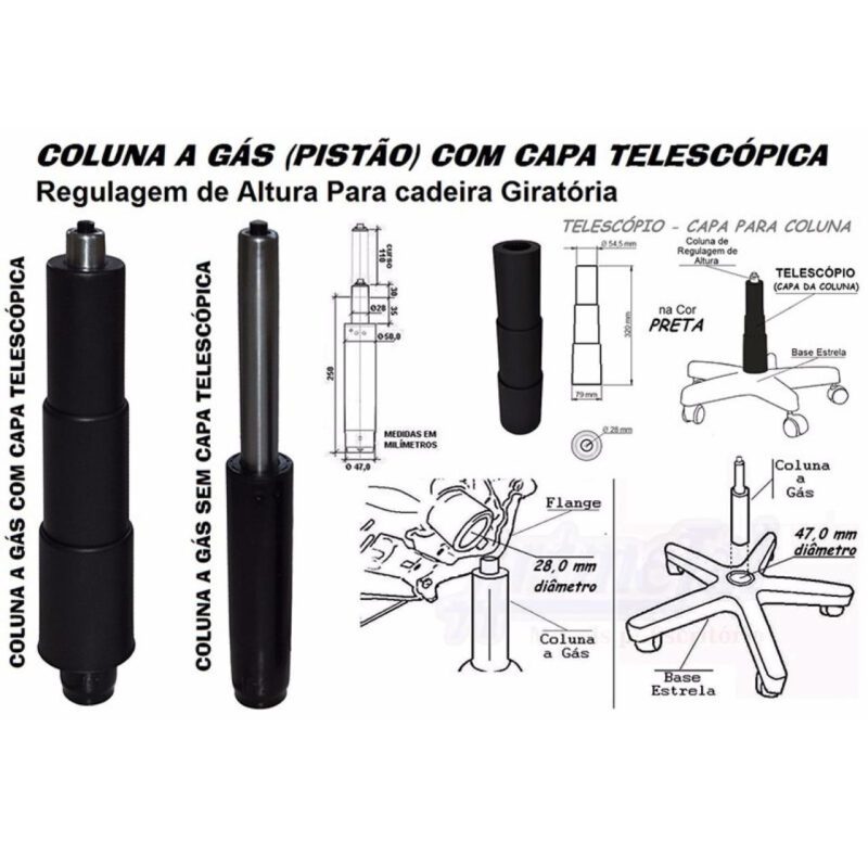 Cadeira Presidente PLUS BACK SYSTEM Baixa Costurada c/ Braços Reguláveis – Corino Preto 32974 MÓVEIS JINFLEX Presidente 7