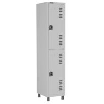 Roupeiro LOCKER de Aço com 02 PORTAS GRANDES – 1,90×0,32×0,40m – CZ/CZ – W3 – 11012 MÓVEIS JINFLEX Roupeiro de Aço