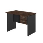 Mesa Escritório 1,20×0,60m – C/ 02 Gavetas MARSALA / PRETO – 23471 MÓVEIS JINFLEX Linha 30 mm 7