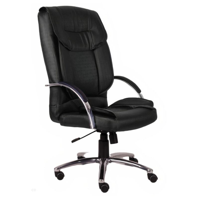 Cadeira Presidente MIDHAS Giratória – ENJOY – Cor Preto – 32963 MÓVEIS JINFLEX Presidente 2