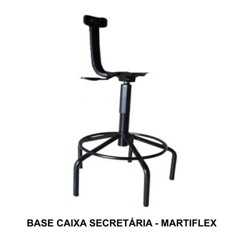 Base modelo CAIXA (ALTA) c/ Ceflex – PMD – 99905 MÓVEIS JINFLEX Bases Giratória 2