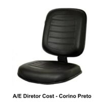 A/E Diretor Costurado GOMADA – Cor PRETA – 38002 MÓVEIS JINFLEX Diretor