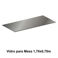 VIDRO FUME 1,70X0,70M – 21430 MÓVEIS JINFLEX Linha 30 mm