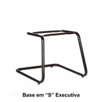 Base em “S” EXECUTIVA preta – PMD – 42209 MÓVEIS JINFLEX Bases Fixas