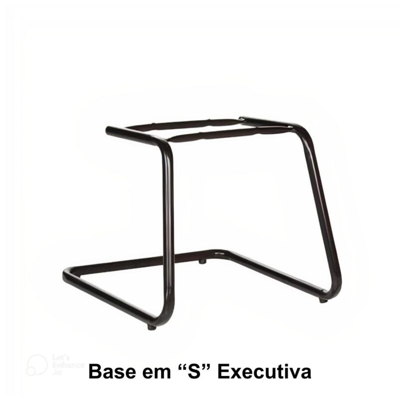 Base em “S” EXECUTIVA preta – PMD – 42209 MÓVEIS JINFLEX Bases Fixas 2