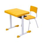 Kit Escolar Individual – (Mesa e Cadeira) – INFANTIL 03 a 06 Anos COR AMARELO – 41087 MÓVEIS JINFLEX Infantil 7