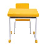 Kit Escolar Individual – (Mesa e Cadeira) – JUVENIL 06 a 09 Anos COR AMARELO – 41083 MÓVEIS JINFLEX Conjunto Escolar 8