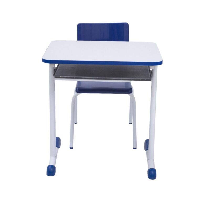 Kit Escolar Individual AZUL – (Mesa e Cadeira) – INFANTIL – MADEIRA – COR AZUL – 40085 MÓVEIS JINFLEX Infantil 4