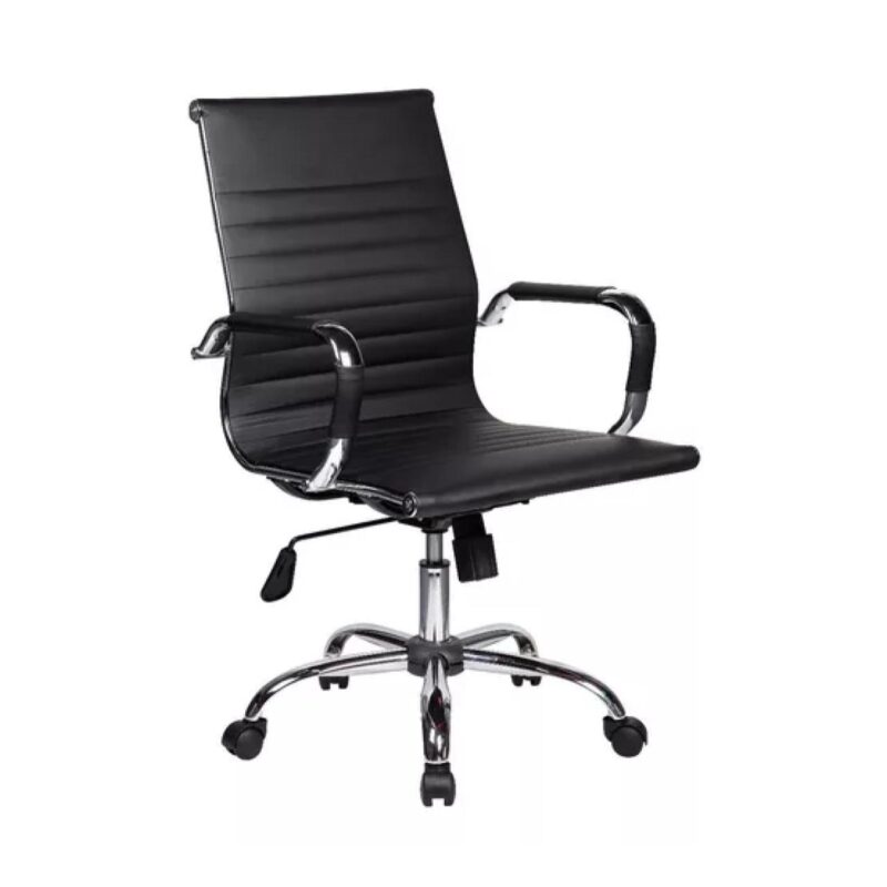 Cadeira DIRETOR Charles Eames Esteirinha – PRETO – PMD – 32887 MÓVEIS JINFLEX Diretor 2