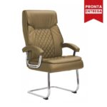 Poltrona Interlocutor LUXO FENDI Cromada – PMD – 30410 MÓVEIS JINFLEX Cadeiras Fixas 8