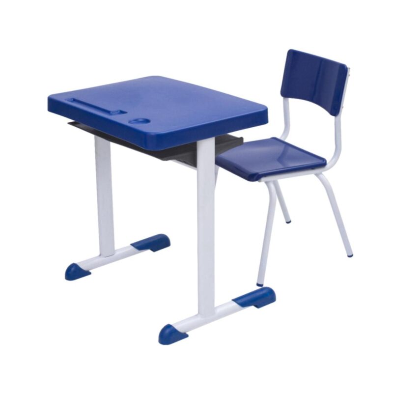 Kit Escolar Individual AZUL – (Mesa e Cadeira) – INFANTIL 03 a 06 Anos 41089 MÓVEIS JINFLEX Infantil 2