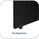 Mesa Escritório PÉ PAINEL – 1,35×0,60m – C/ Gavetas – MARSALA/PRETO – 25421 MÓVEIS JINFLEX Linha 30 mm 9