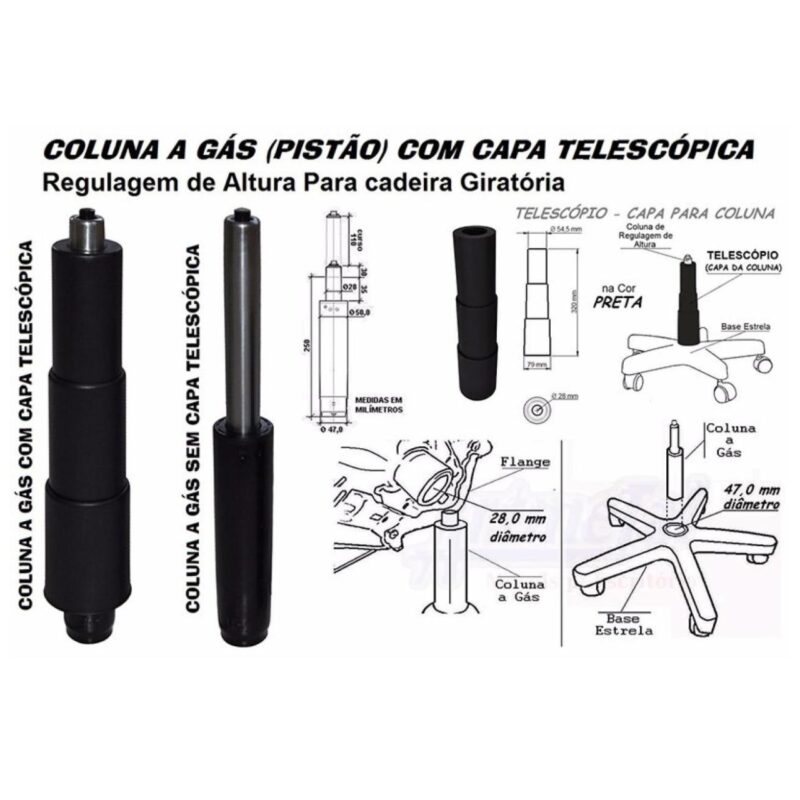 Cadeira Executiva COSTURADA Giratória com Braço CORSA Cor Preta – 31004 MÓVEIS JINFLEX Executiva 6