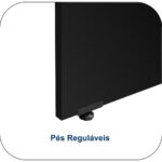 Mesa de Escritório em L com Gavetas – Mesa 1,50m + Mesa Auxiliar NOGAL SEVILHA/PRETO – 21477 MÓVEIS JINFLEX Linha 40 mm 9