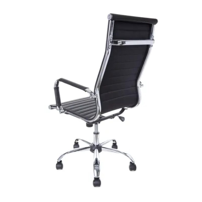 Cadeira Presidente Charles Eames Esteirinha – COR PRETA – 32997 MÓVEIS JINFLEX Presidente 5