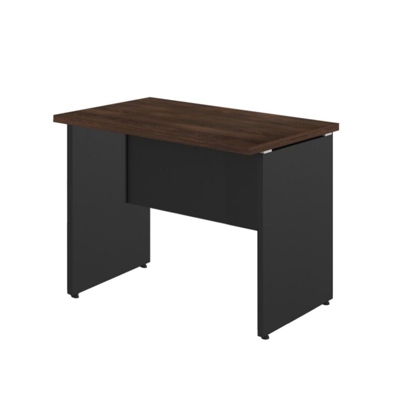 Mesa Escritório 1,20×0,60m – S/ Gavetas MARSALA / PRETO – 23470 MÓVEIS JINFLEX Linha 30 mm 2