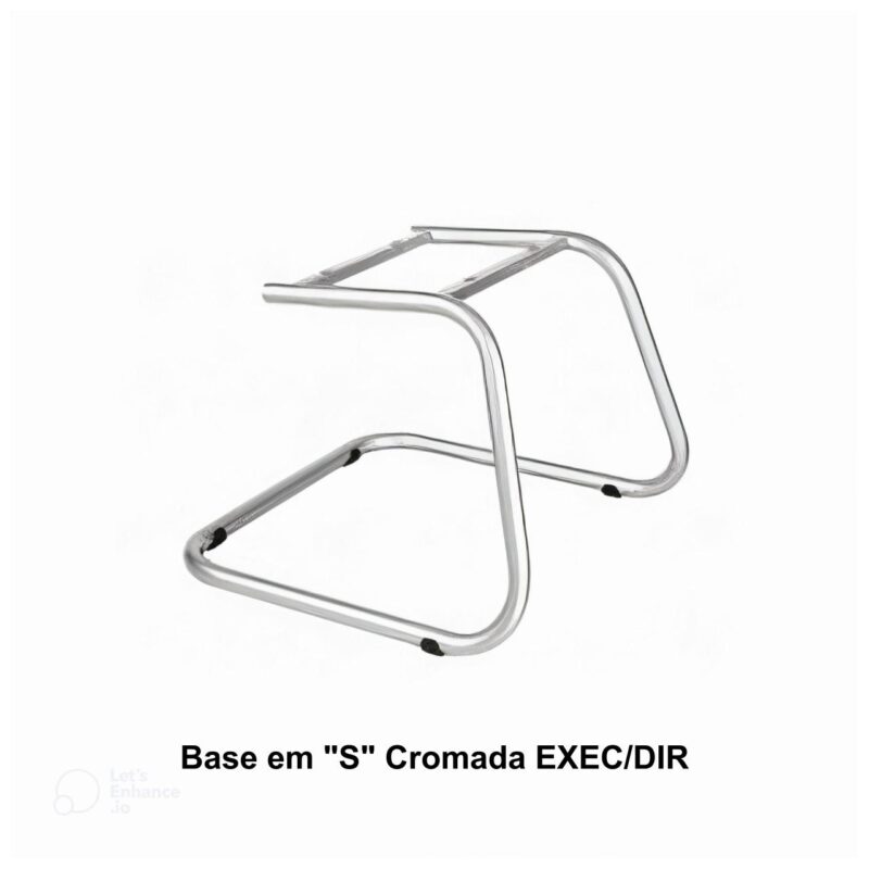 Base em “S” Cromada EXEC/DIR – PMD – 42130 MÓVEIS JINFLEX Bases Fixas 2