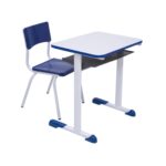 Kit Escolar Individual AZUL – (Mesa e Cadeira) – INFANTIL – MADEIRA – COR AZUL – 40085 MÓVEIS JINFLEX Infantil 6