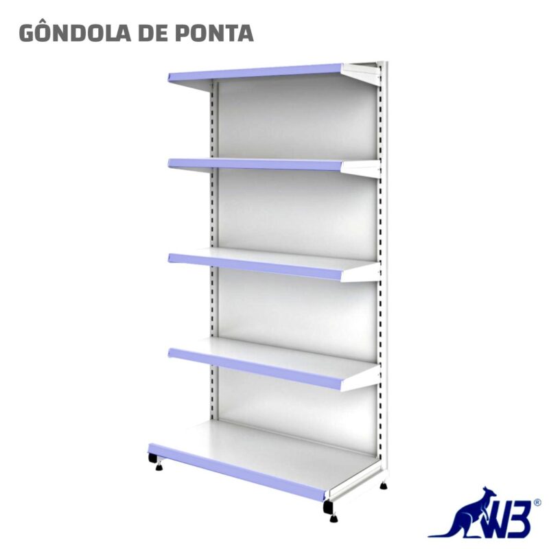 Ponta de Gôndola 1,62×0,90m 15009 MÓVEIS JINFLEX Centro 2