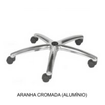 Aranha CROMADA (ALUMINIO) – ROAL – 98805 MÓVEIS JINFLEX Acessórios para Cadeiras