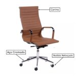 Cadeira Charles Eames Esteirinha – CARAMELO – 32885 MÓVEIS JINFLEX Presidente 7