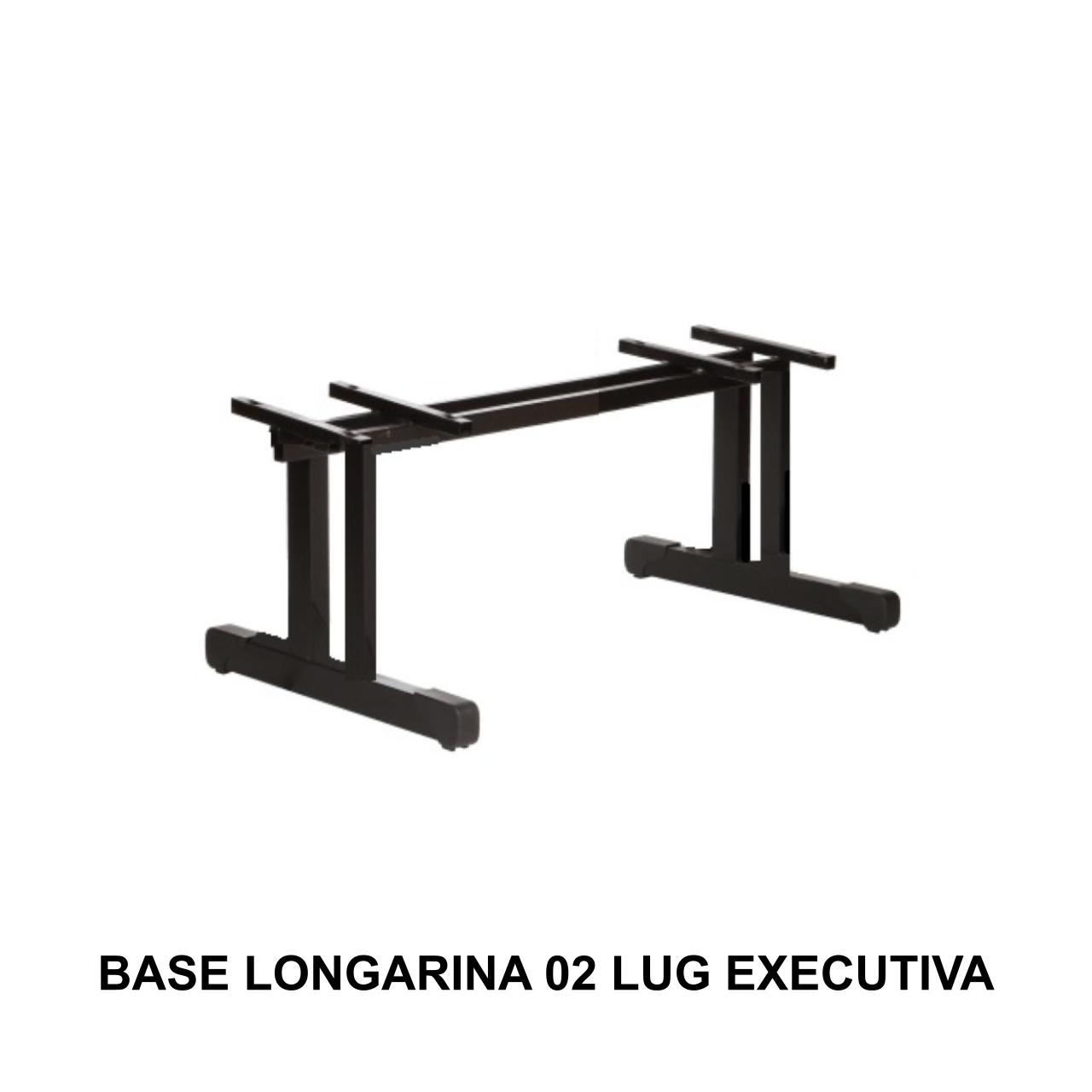 Estrutura da Longarina de 02 Lugares EXECUTIVA – Preta – 39005 MÓVEIS JINFLEX Longarinas